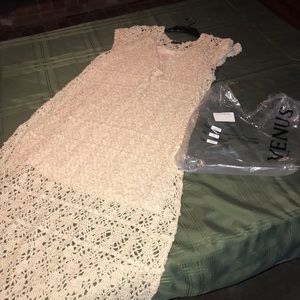 Plus size crochet dress